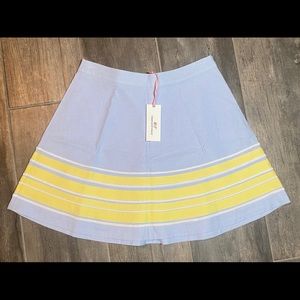 Vineyard Vines Boarder stripe swing skirt